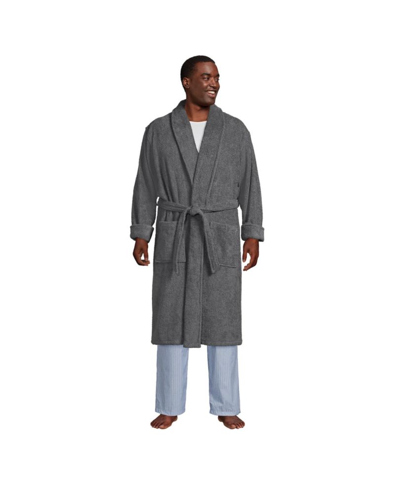 Men's Calf Length Turkish Terry Robe