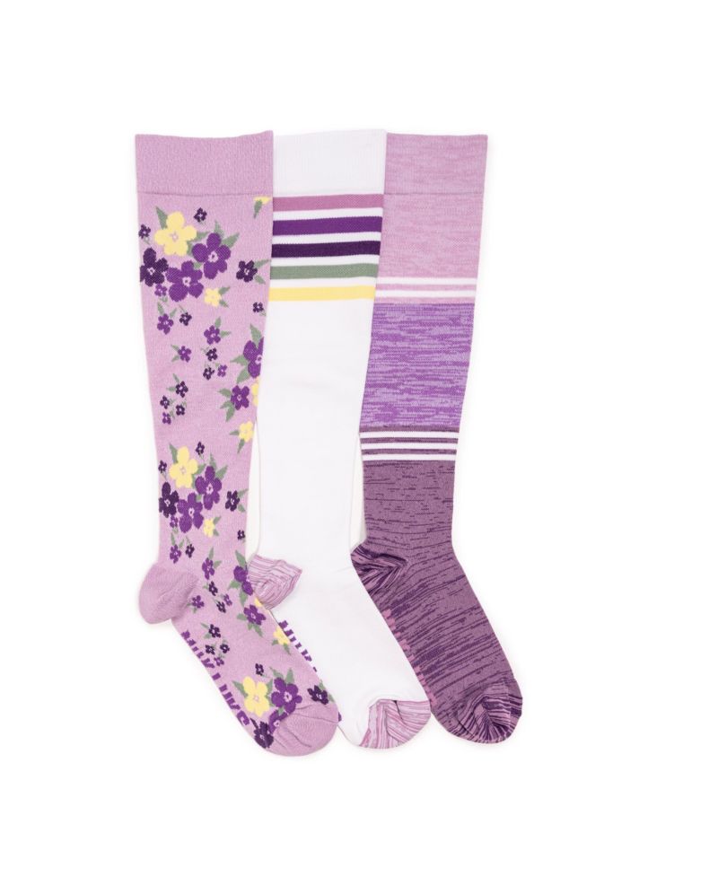 Women's 3 Pair Pack Compression Socks