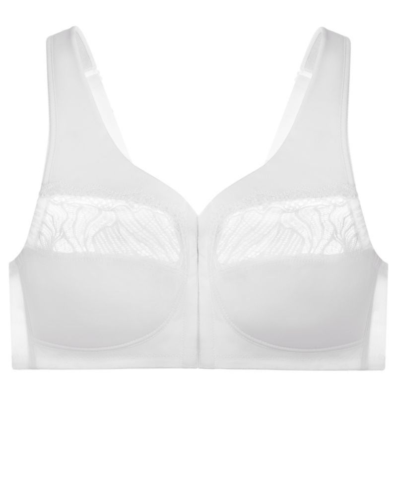 Plus Size Full Figure Magiclift Natural Shape Front Closure Wirefree Bra 1210