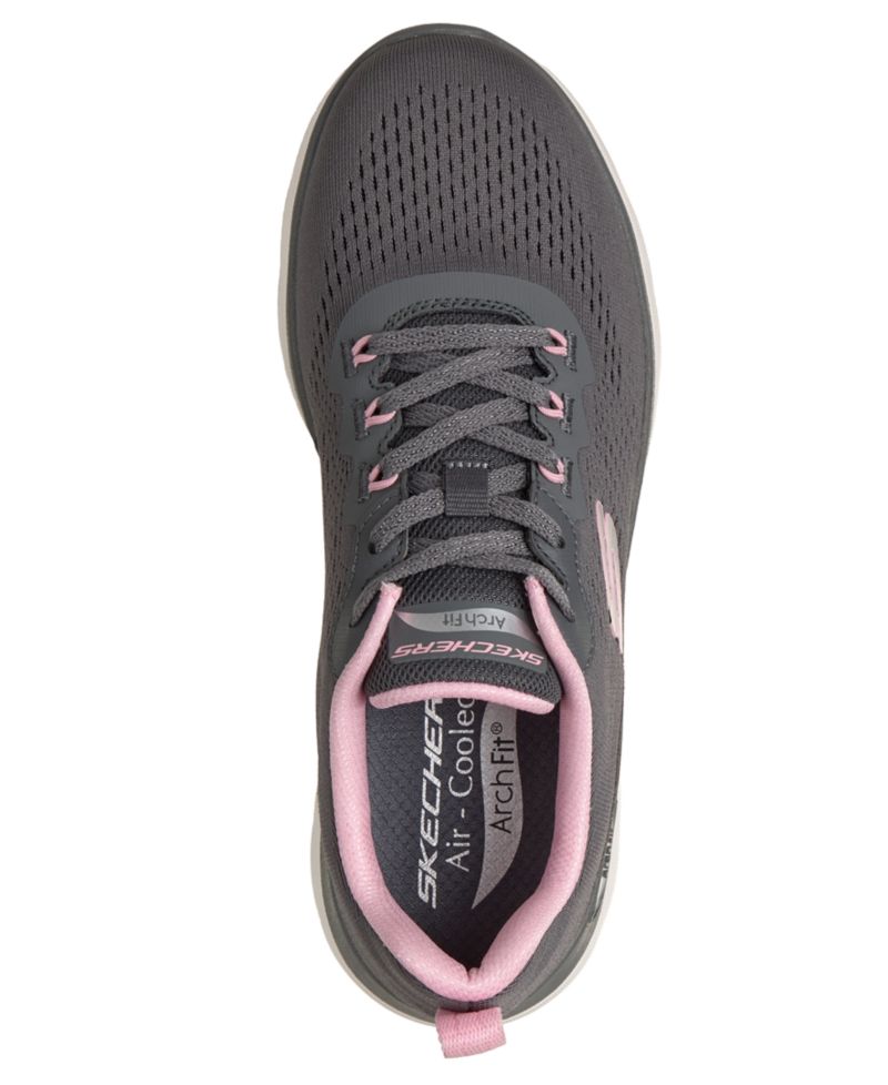 Women's Slip-Ins: Arch Fit Summits - Daily Flow Sneakers Wide Width from Finish Line