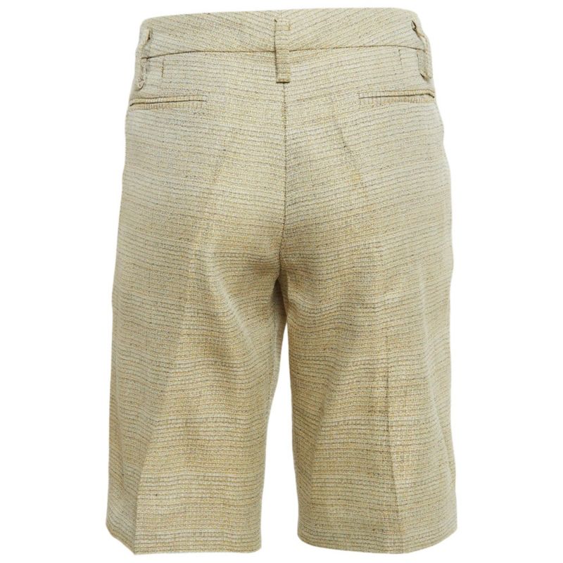 Women's Beige Patterned Regular Shorts