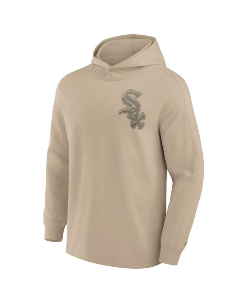 Men's Khaki Chicago White Sox Elements Lightweight Fleece Hoodie