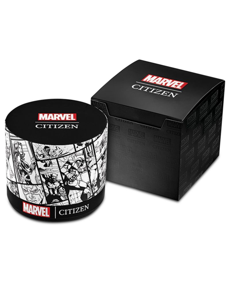 Avengers Black Strap Watch 45mm