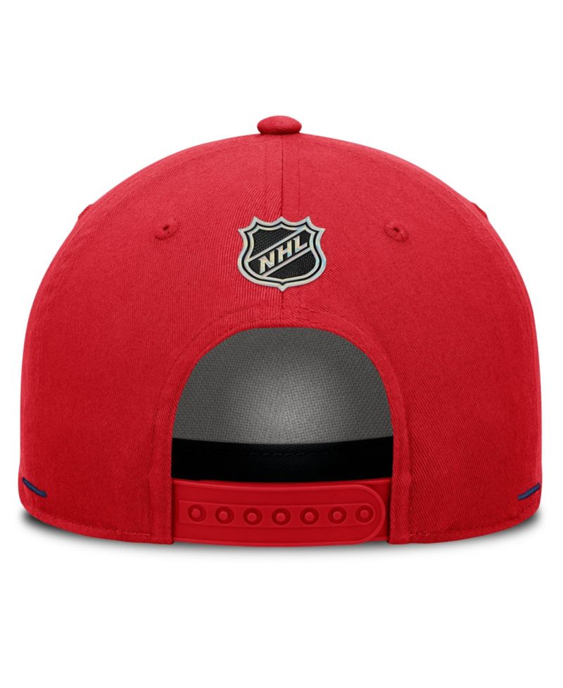 Men's Red Washington Capitals Alternate Authentic Pro Rink A-Frame Adjustable Hat