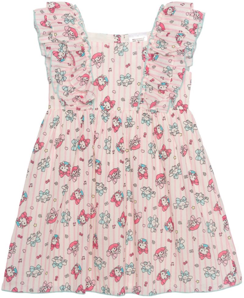 Girls' 2T-6X Sleeveless Square-Neck Dress