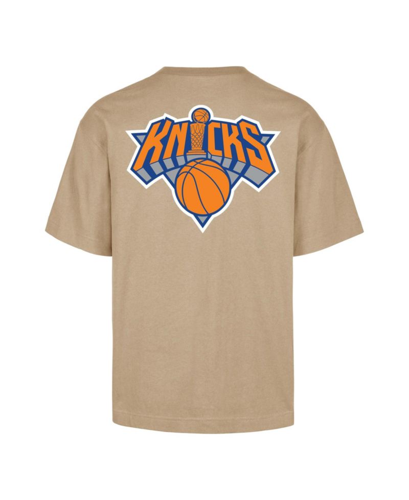 Men's '47 Khaki New York Knicks Regional Backer T-Shirt