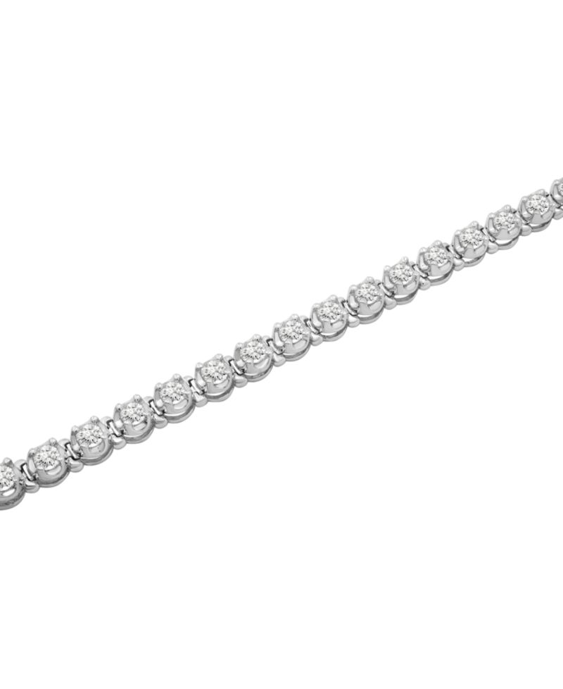 Diamond Bracelet Collection (2-3/4 ct. t.w. - 3-3/4 ct. t.w.) in 14k White or Yellow Gold, 6-1/2" to 9"