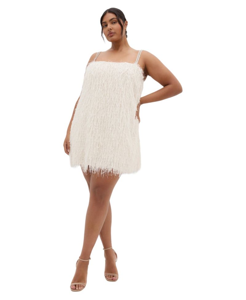 Women's Plus Size Faith Party Mini Dress