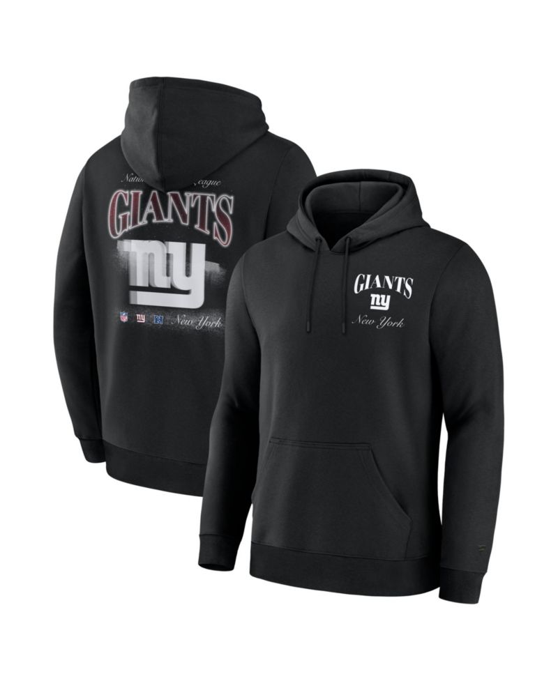 Men's Black New York Giants Nightfall Long Sleeve Fleece Hoodie
