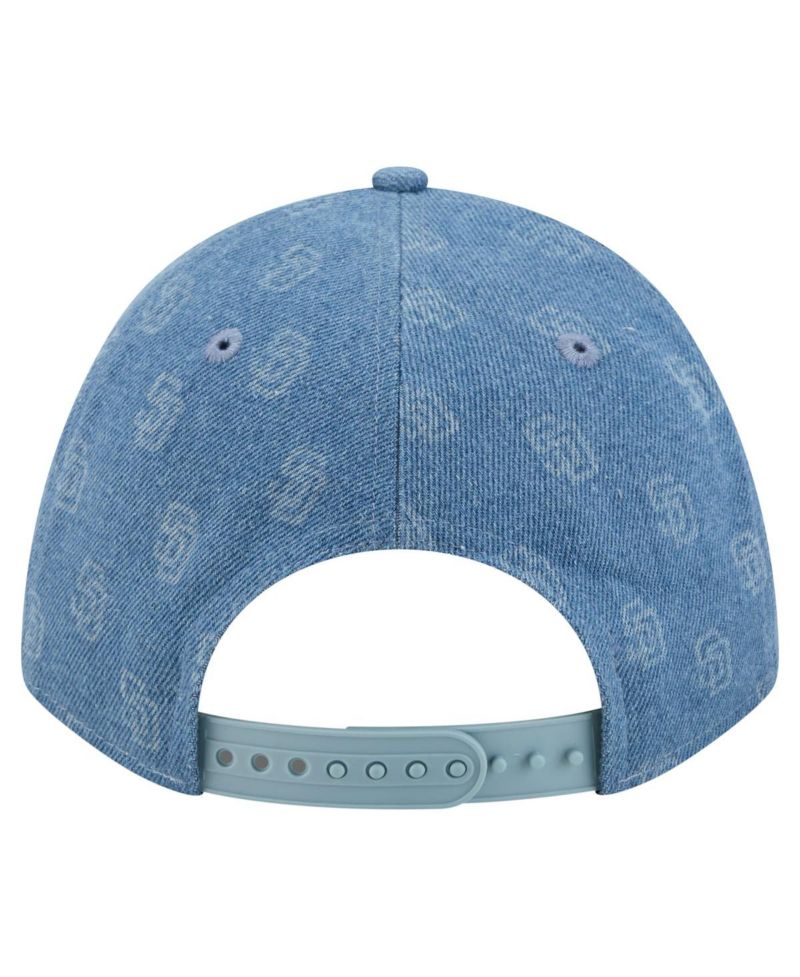 Men's and Women's Denim San Diego Padres A-Frame 9FORTY Adjustable Hat