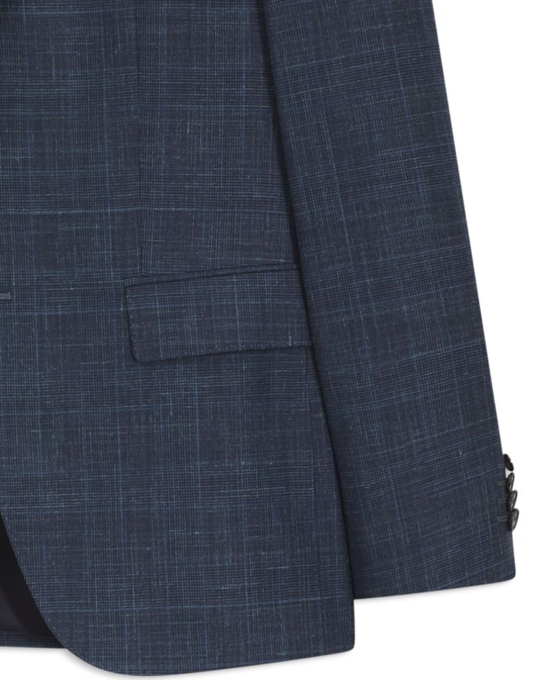 Men's Wool Blend Two-Piece Slim-Fit Suit