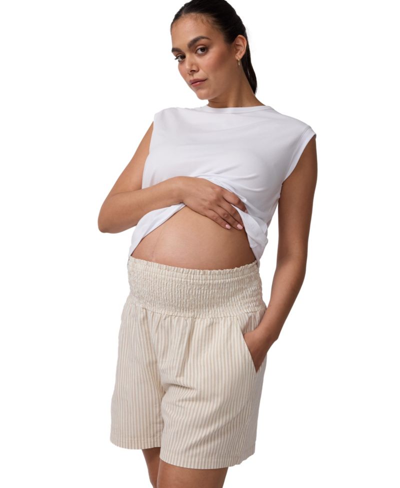 Women's Ingrid + Isabel Smocked Linen Short
