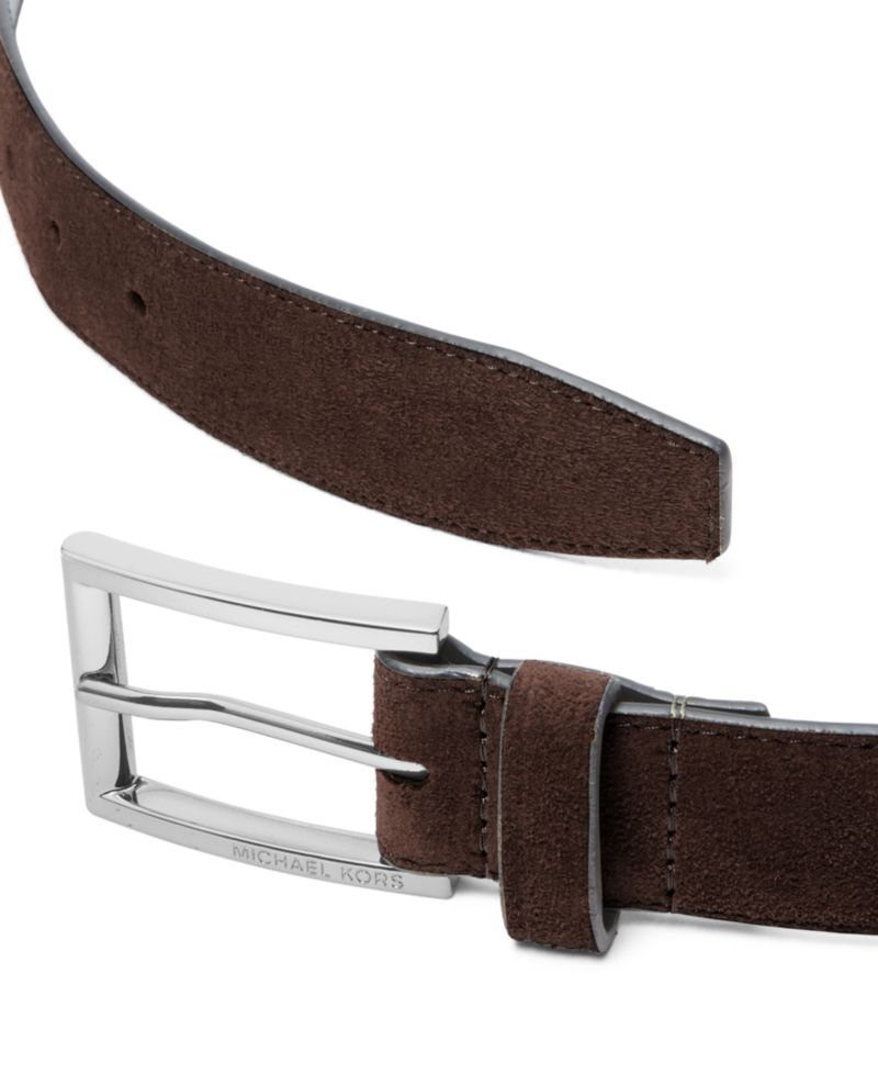 31MM Suede Leather Dress Belt