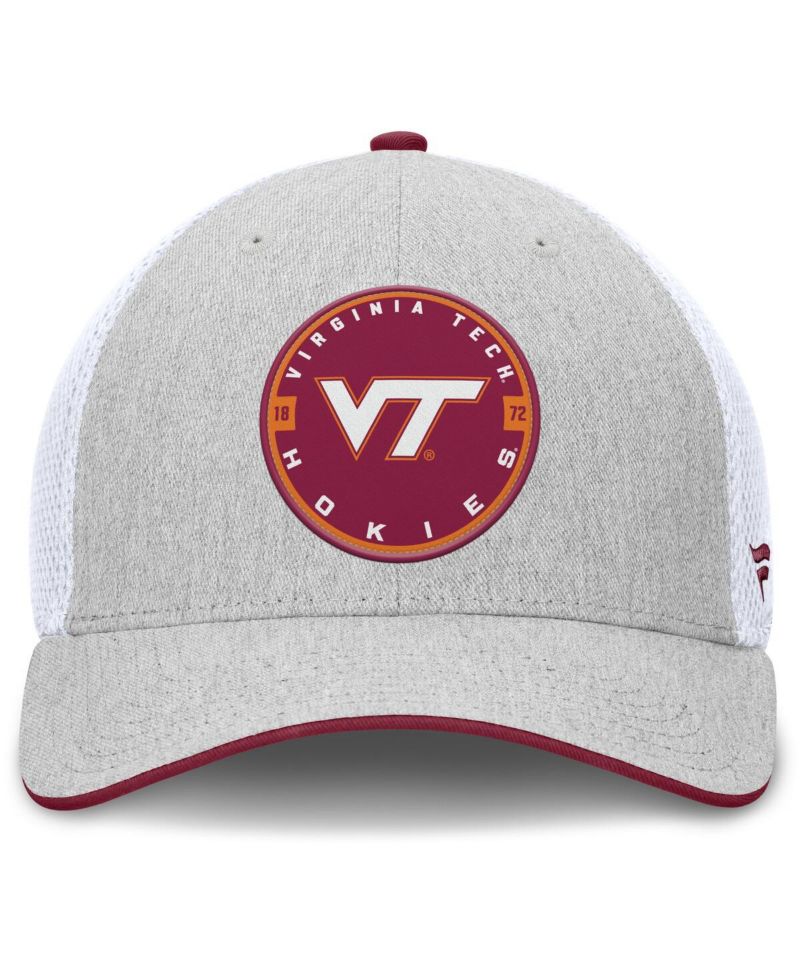Men's Heather Gray Virginia Tech Hokies Trigger Flex Hat