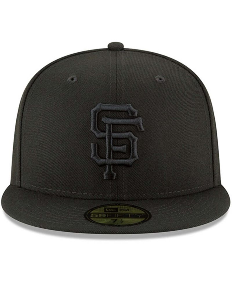 Men's Black San Francisco Giants Primary Logo Basic 59FIFTY Fitted Hat