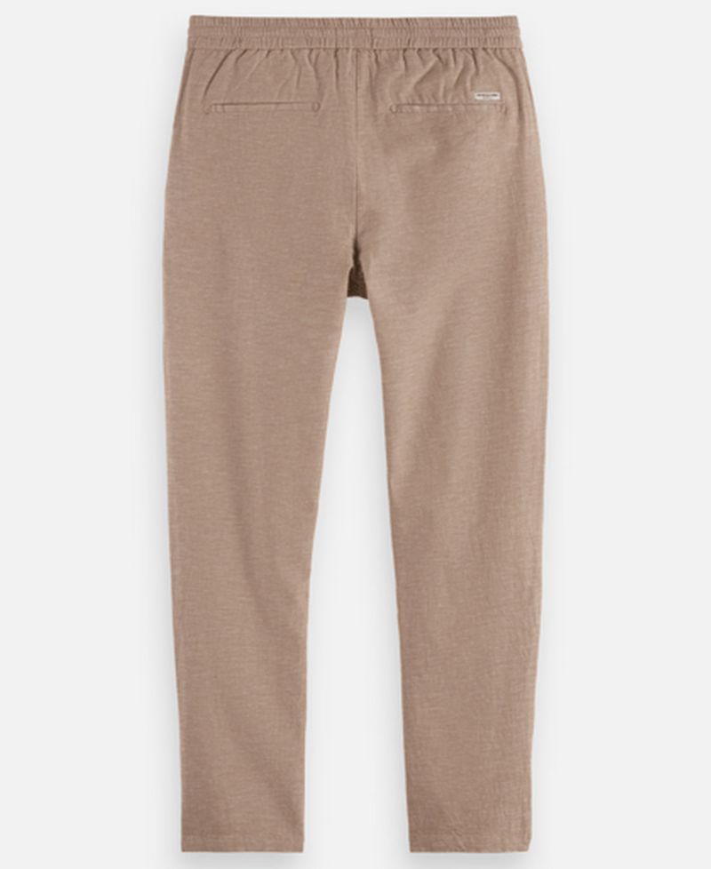 Men's Straight-Fit Cotton-Linen Blend Pants