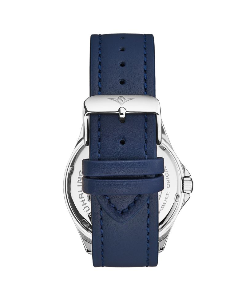Men's Aviator Blue Leather , Blue Dial , 51mm Round Watch
