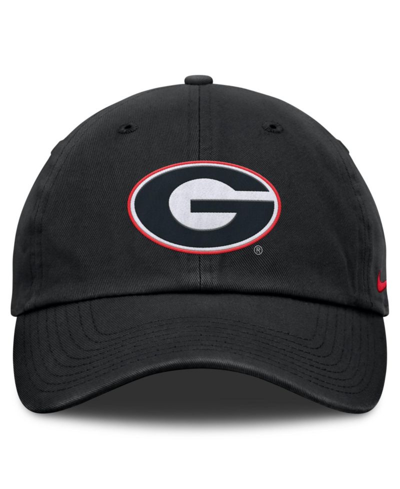 Men's Black Georgia Bulldogs Club Dri-FIT Adjustable Hat