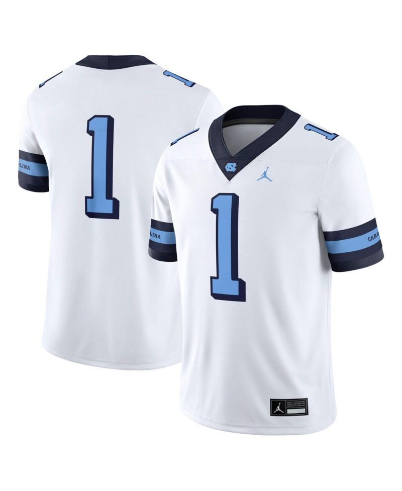 Big Boys and Girls 1 White North Carolina Tar Heels Alternate Game Jersey