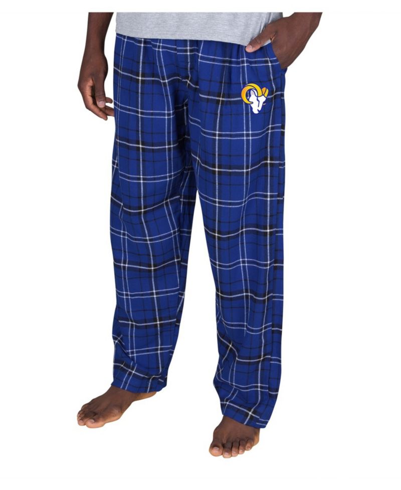 Men's Royal Los Angeles Rams Ultimate Plaid Flannel Pants