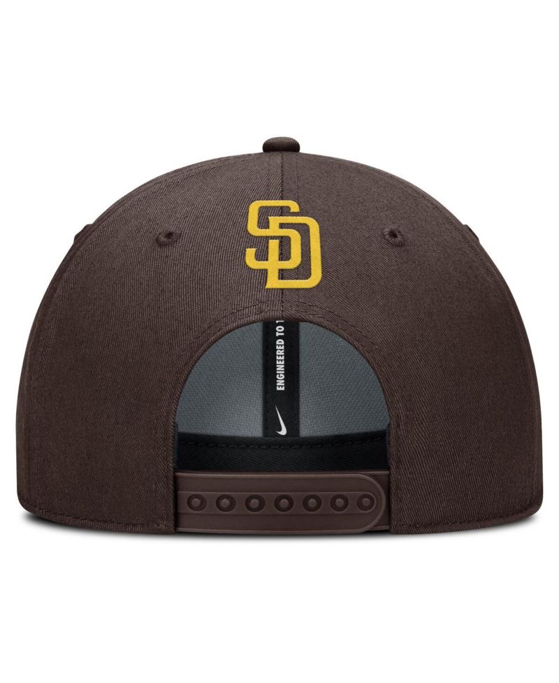 Men's Brown San Diego Padres Rise Gaberdine Adjustable Hat