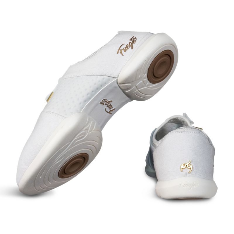 Men's White Split-sole Sneaker