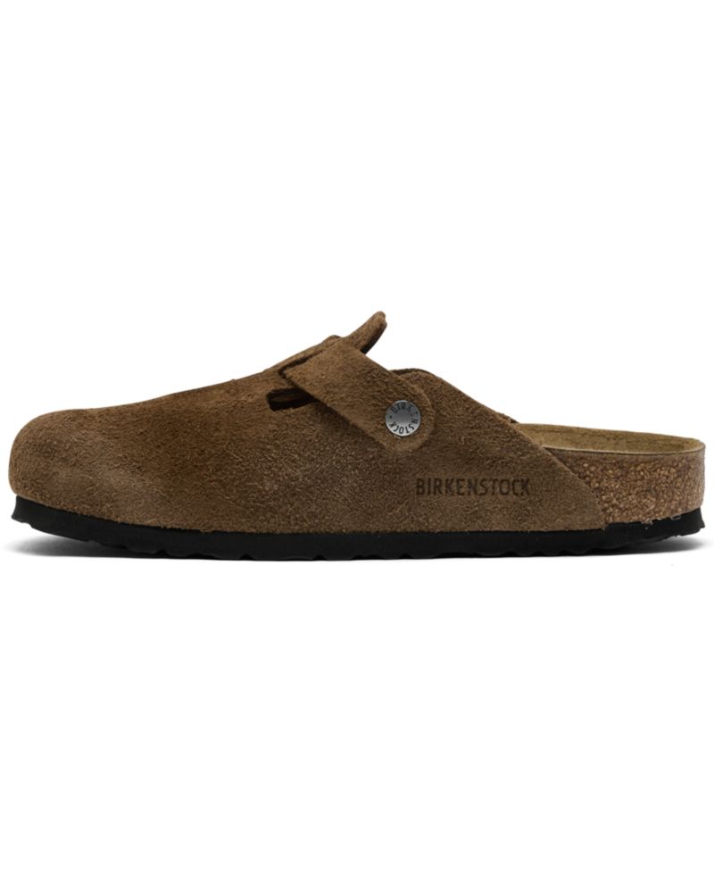 Women's Boston Suede Leather Casual Clogs from Finish Line