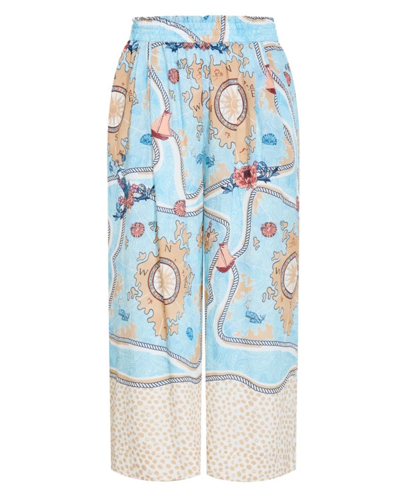 Women's Postcard Wide Leg Pant