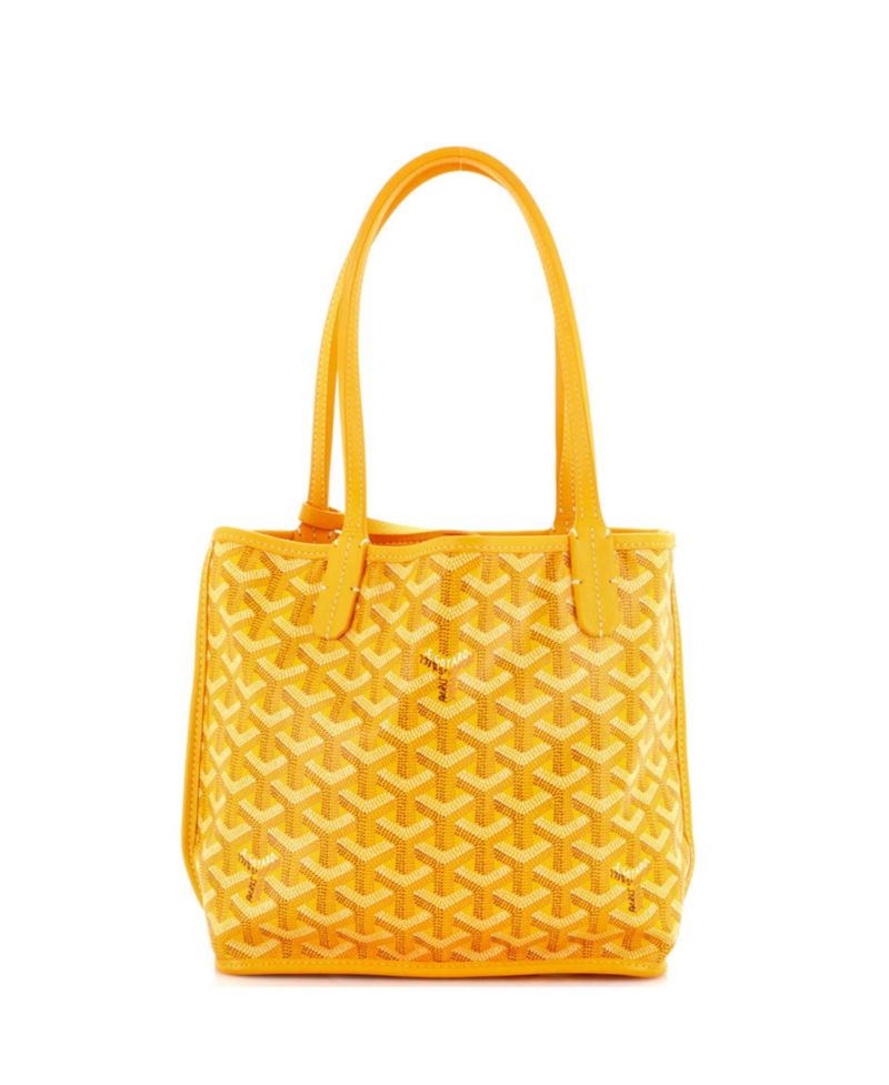 Mini Anjou Reversible Tote Coated Canvas