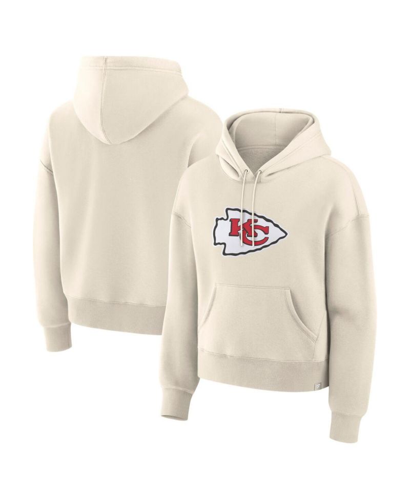 Women's Cream Kansas City Chiefs Dove Legacy Pullover Hoodie