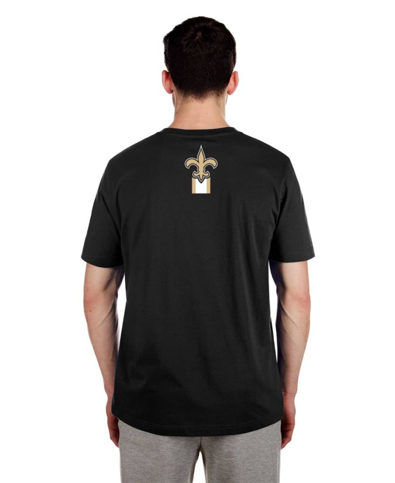 Men's Black New Orleans Saints 3rd Down High Density Print T-Shirt