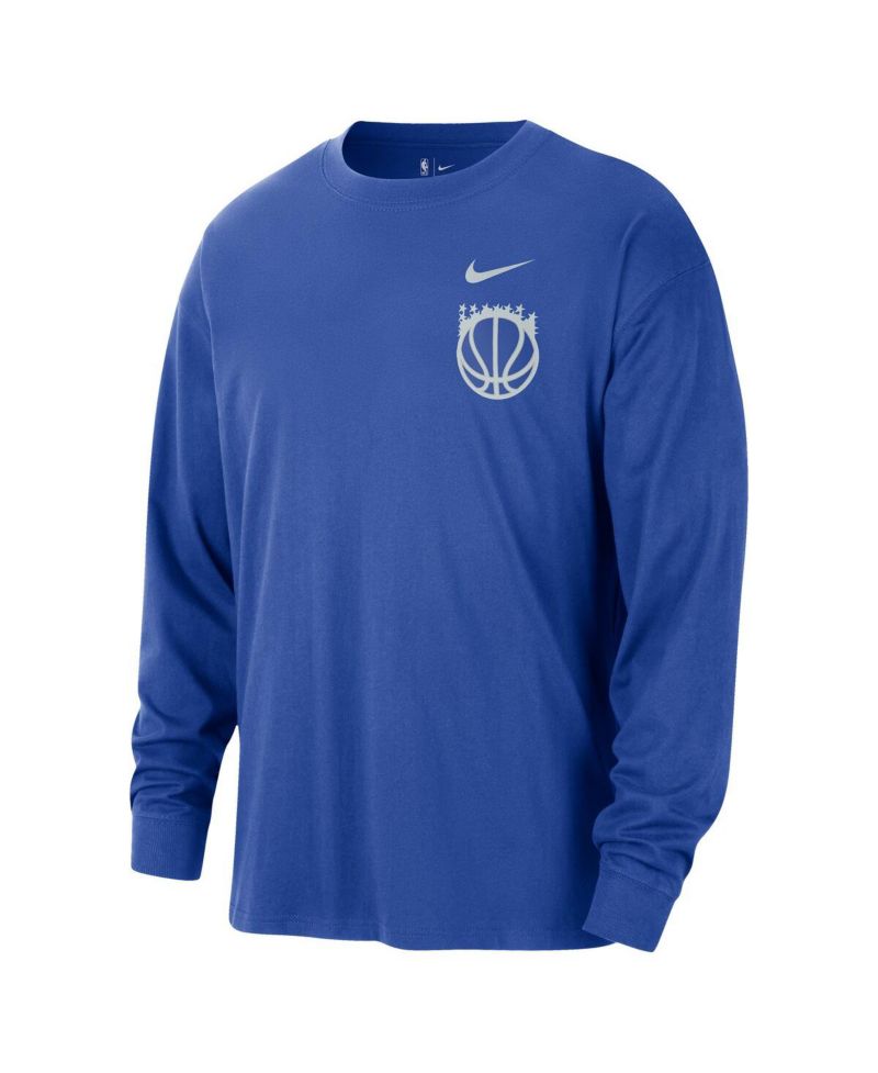 Nike Men's Blue Orlando Magic 2025/26 City Edition Remix Essential Logo Long Sleeve T-Shirt