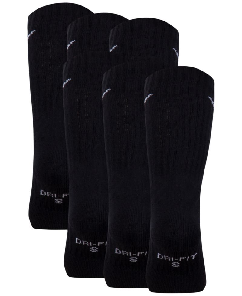 Kids' 5-7 Performance Crew Socks, 6-Pack