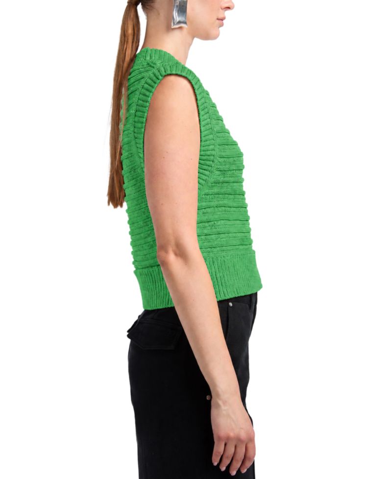 Women's Bryce Textured Knit V-Neck Sweater