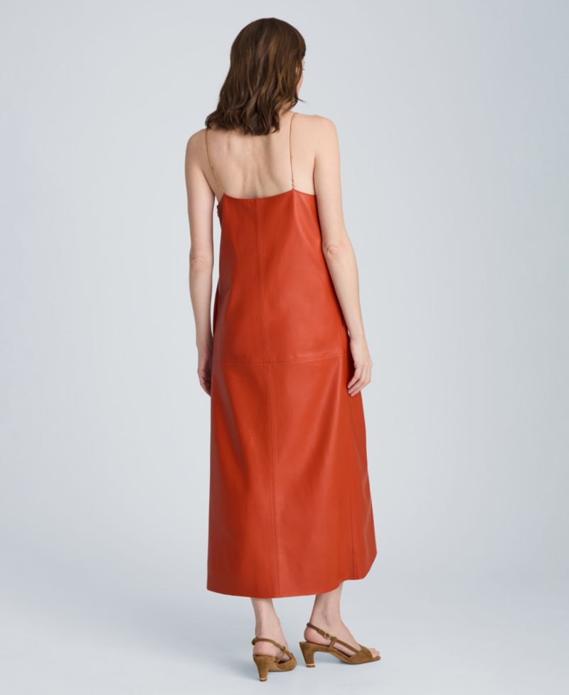 Women's Metal Strap Midi Slip Dress