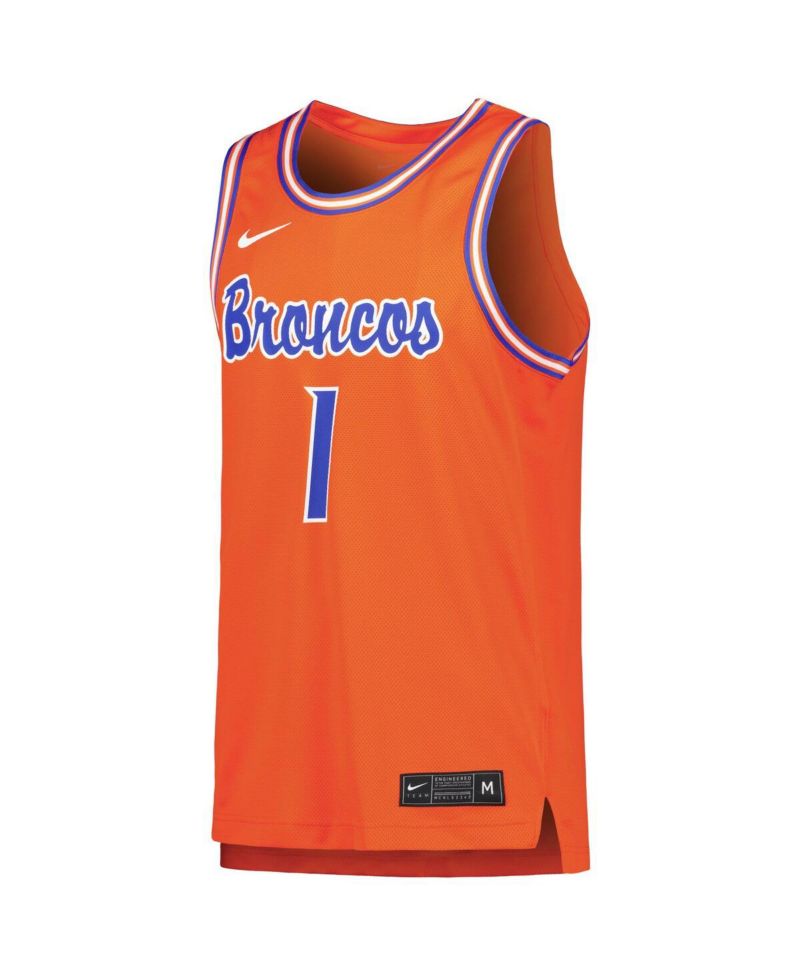 Men's 1 Boise State Broncos Replica Basketball Jersey