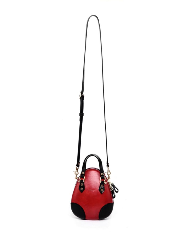 Women's Genuine Leather Fairy Lantern Mini Satchel