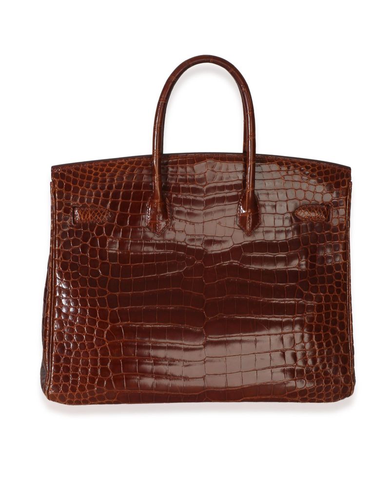 Miel Porosus Crocodile Birkin 35 GHW