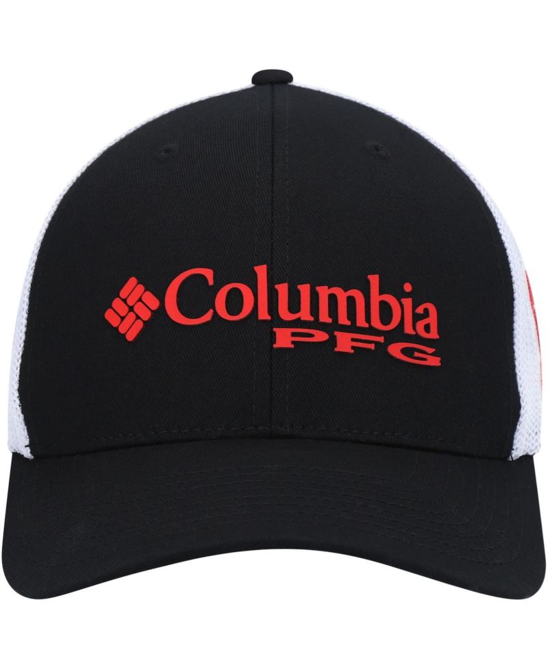 Men's Black Nebraska Huskers PFG Logo Snapback Hat