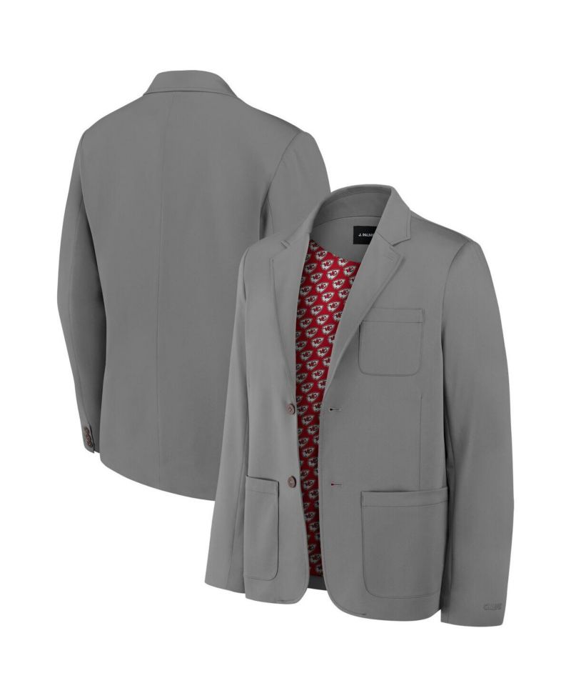 Men's Graphite Kansas City Chiefs Man-In-Motion Blazer