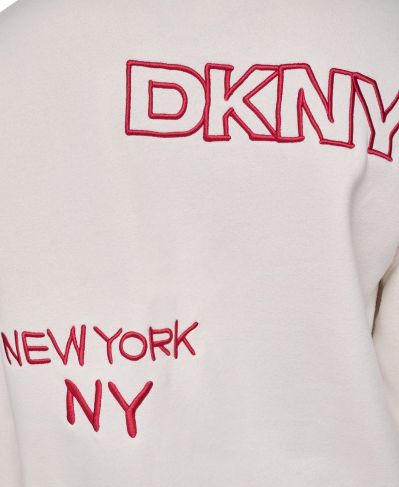Women's Oversized Crewneck Embroidered Pullover