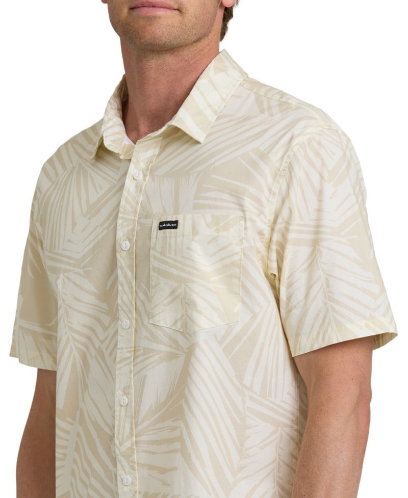 Men's Aruba Palm Stretch Short-Sleeve Shirt
