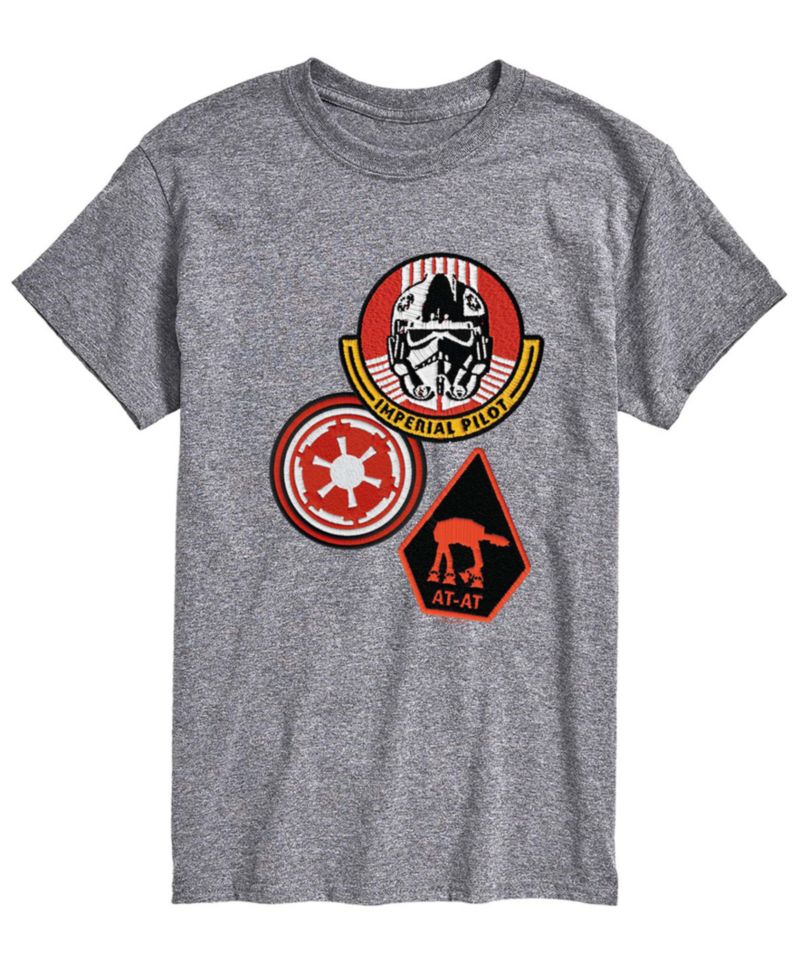 Men's The Mandalorian & Grogu Imperial Pilot Graphic T-Shirt