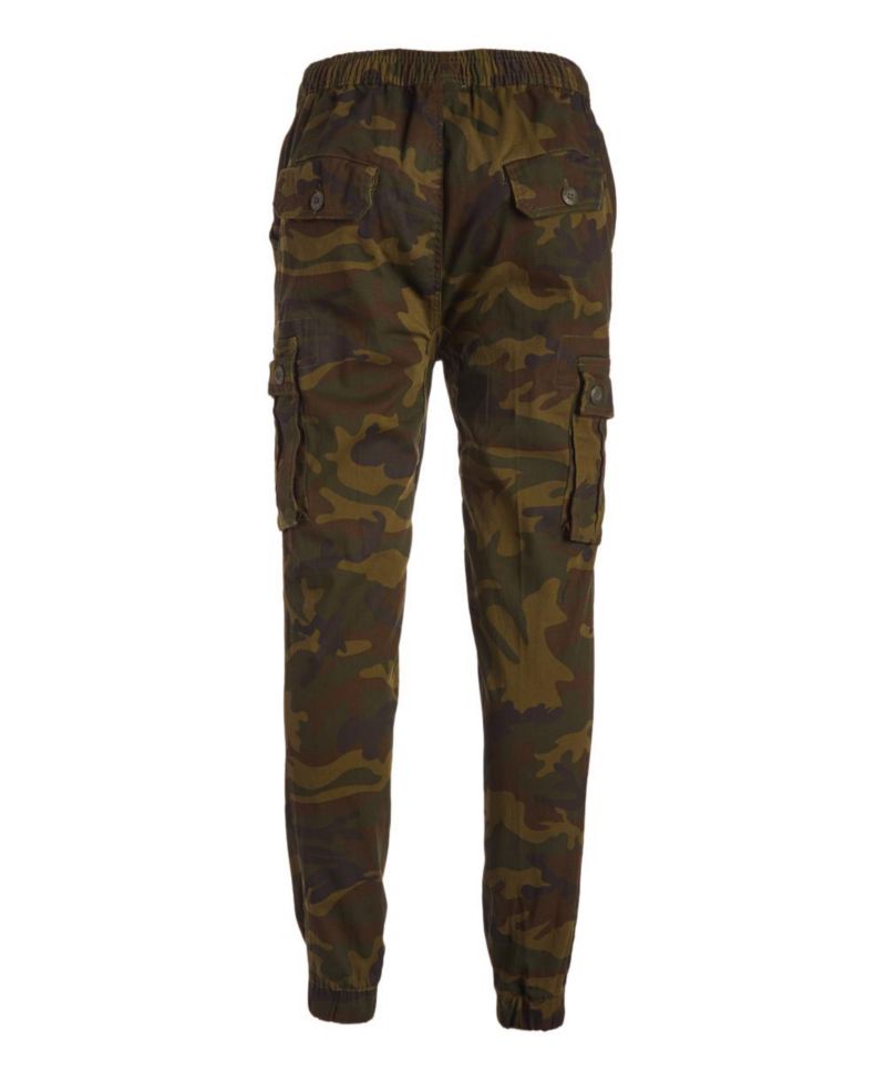 Men's Cotton Stretch Twill Cargo Joggers