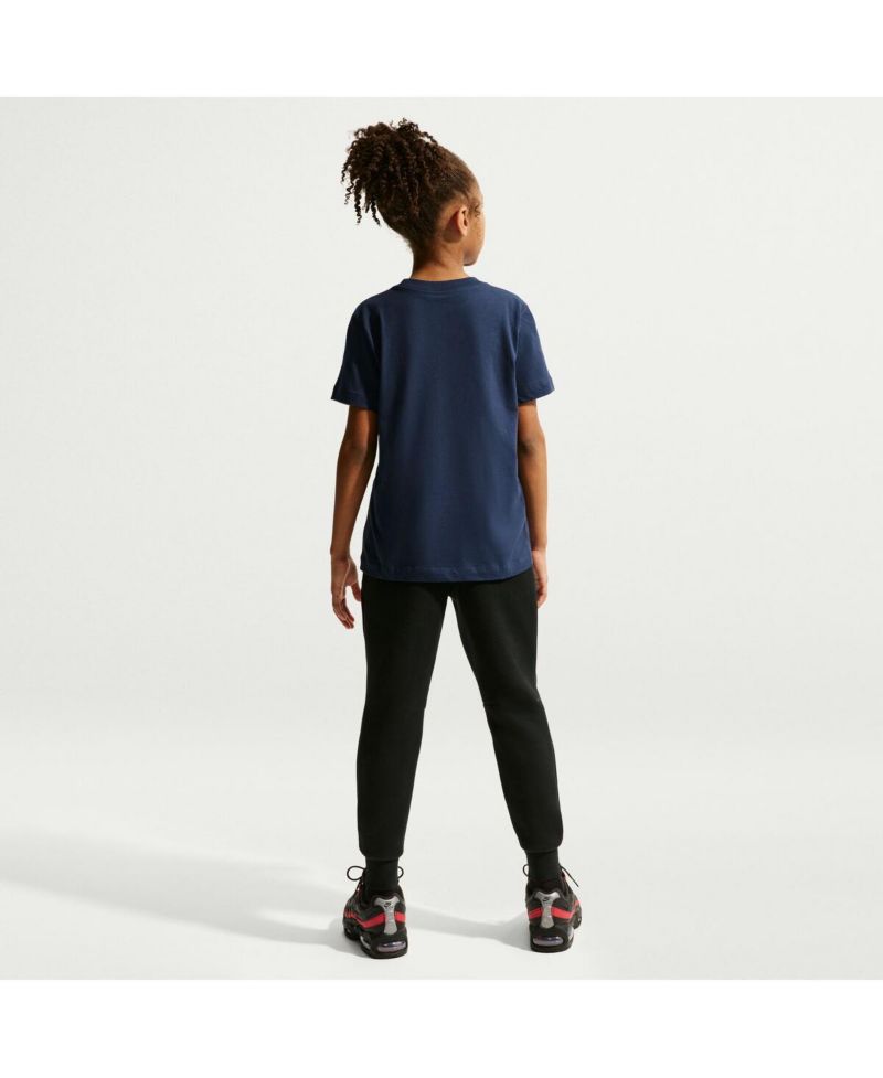 Big Boys and Girls Blue Usmnt Crest T-Shirt