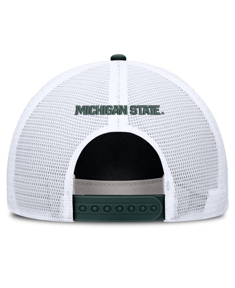 Men's and Women's Green Michigan State Spartans 2026 On-Field Gameday Rope Trucker Adjustable Hat