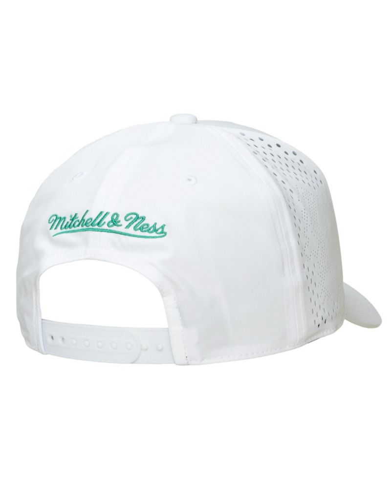 Men's Mitchell Ness White San Antonio Spurs Perfect Lightweight Pro Crown Snapback Hat