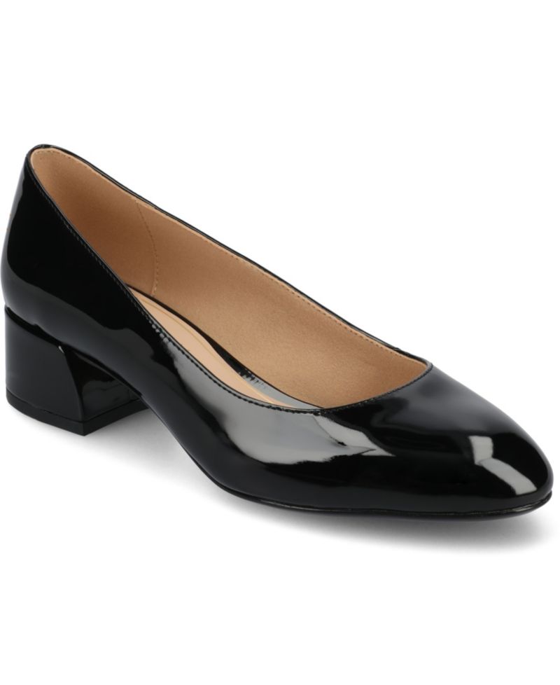 Women's Saarii Round Toe Block Heel Pumps