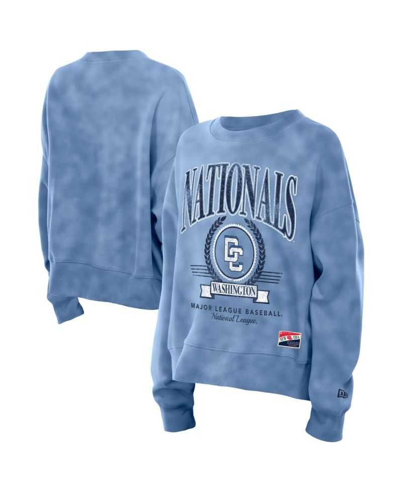 Men's Blue Washington Nationals 2025 City Connect Pullover Sweatshirt