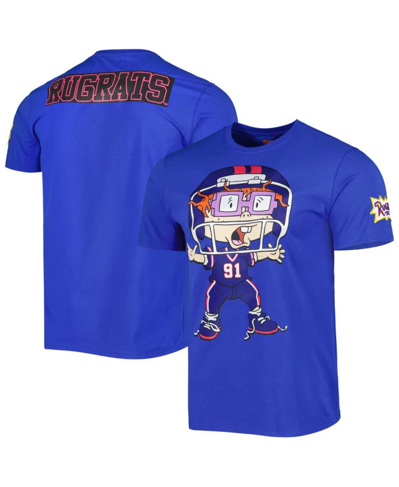Men's and Women's Royal Rugrats Wide Open Football T-shirt